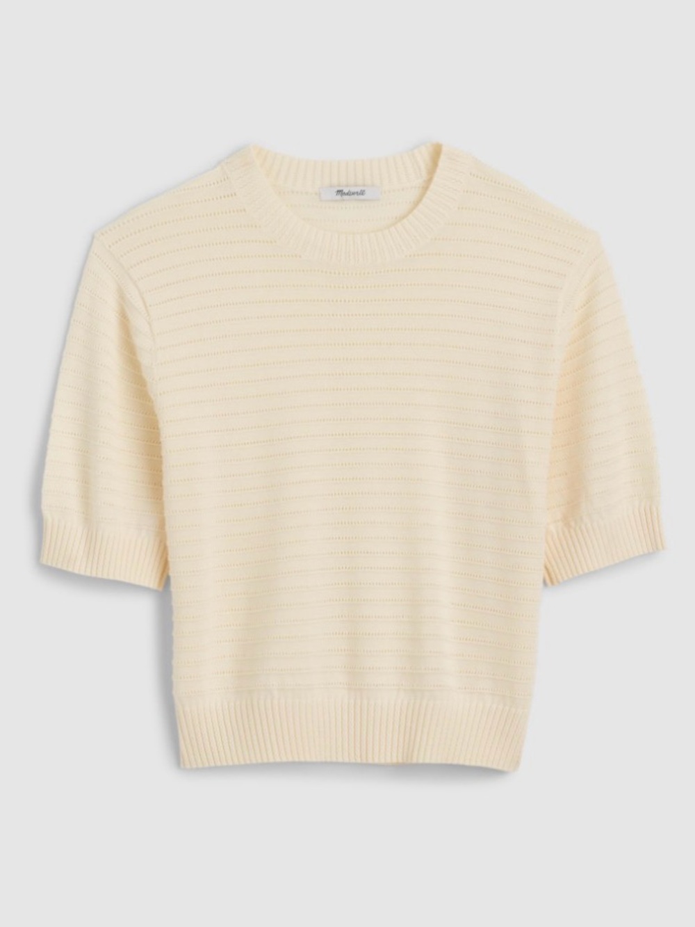 Madewell Crew Sweater in Vintage Ivory